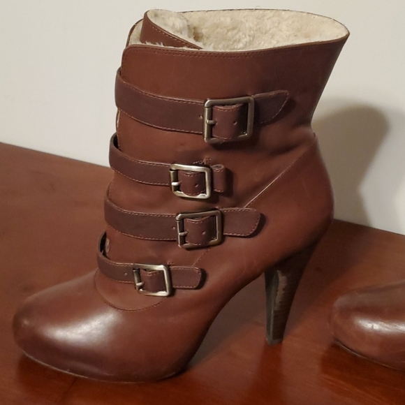 Gianni Bini sherpa lined booties,size 9 - Picture 4 of 9